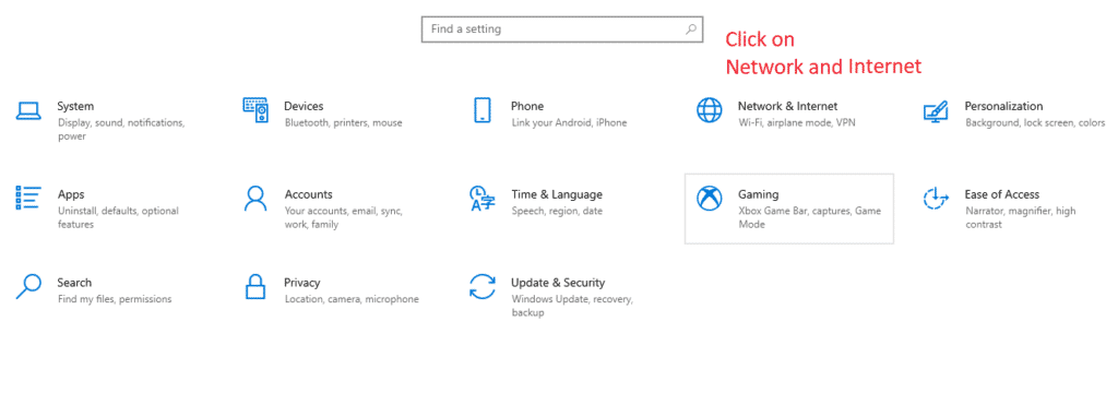Windows 10 Settings preview
